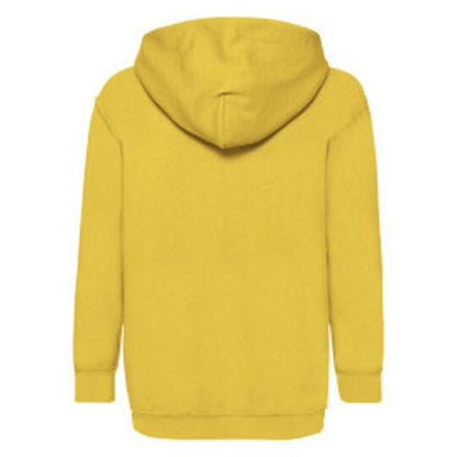 Fruit Of The Loom FOTL Kids Classic Hooded Sweat - Sun