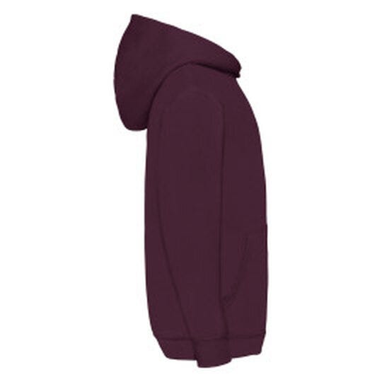 Fruit Of The Loom FOTL Kids Classic Hooded Sweat - Burgundy