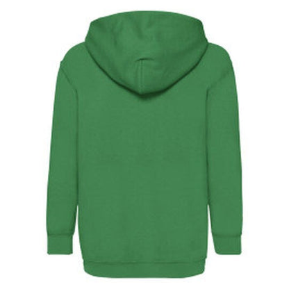 Fruit Of The Loom FOTL Kids Classic Hooded Sweat - Kelly Green