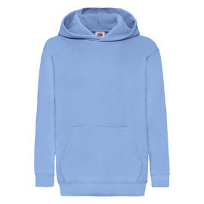 Fruit Of The Loom FOTL Kids Classic Hooded Sweat - Sky Blue
