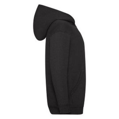 Fruit Of The Loom FOTL Kids Classic Hooded Sweat Jacket - Black