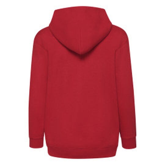 Fruit Of The Loom FOTL Kids Classic Hooded Sweat Jacket - Red