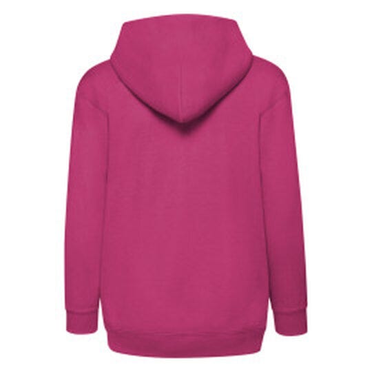 Fruit Of The Loom FOTL Kids Classic Hooded Sweat Jacket - Fuchsia