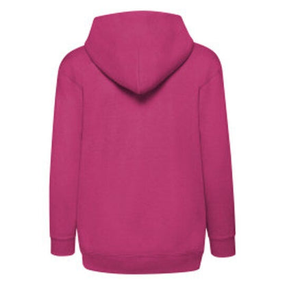 Fruit Of The Loom FOTL Kids Classic Hooded Sweat Jacket - Fuchsia