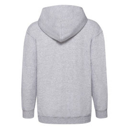 Fruit Of The Loom FOTL Kids Classic Hooded Sweat Jacket - Heather Grey