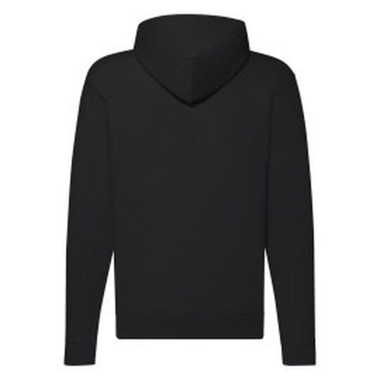 Fruit Of The Loom FOTL Mens Classic Hooded Sweat Jacket - Black