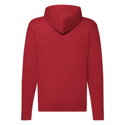Fruit Of The Loom FOTL Mens Classic Hooded Sweat Jacket - Red
