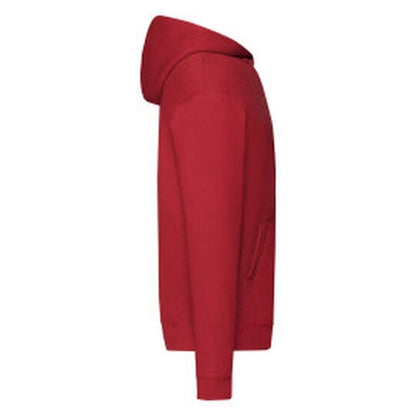 Fruit Of The Loom FOTL Mens Classic Hooded Sweat Jacket - Red