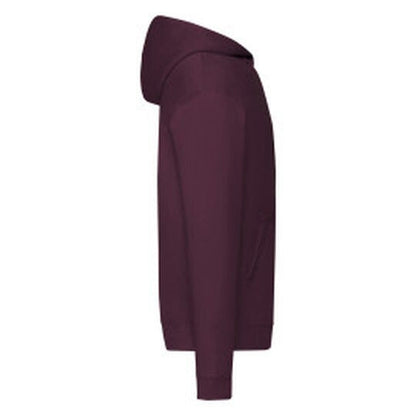 Fruit Of The Loom FOTL Mens Classic Hooded Sweat Jacket - Burgundy