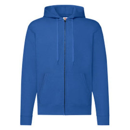 Fruit Of The Loom FOTL Mens Classic Hooded Sweat Jacket - Royal