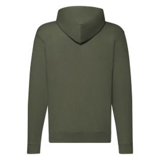 Fruit Of The Loom FOTL Mens Classic Hooded Sweat Jacket - Classic Olive
