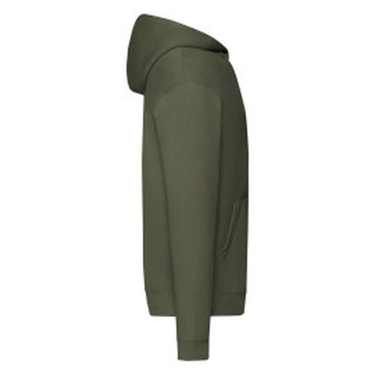 Fruit Of The Loom FOTL Mens Classic Hooded Sweat Jacket - Classic Olive
