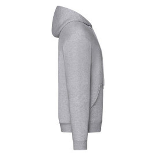 Fruit Of The Loom FOTL Mens Classic Hooded Sweat Jacket - Heather Grey