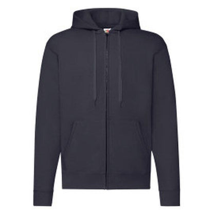 Fruit Of The Loom FOTL Mens Classic Hooded Sweat Jacket - Deep Navy