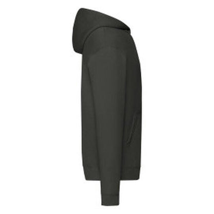 Fruit Of The Loom FOTL Mens Classic Hooded Sweat Jacket - Light Graphite