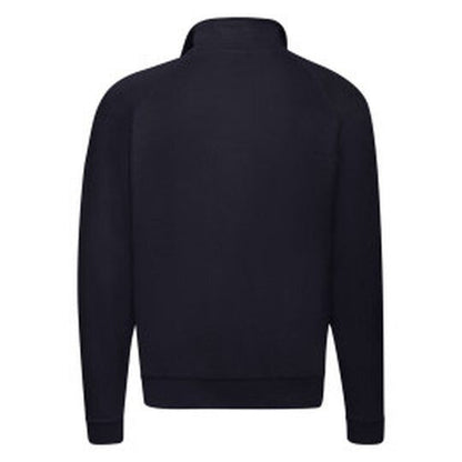 Fruit Of The Loom FOTL Mens Classic Zip Neck Sweat - Deep Navy