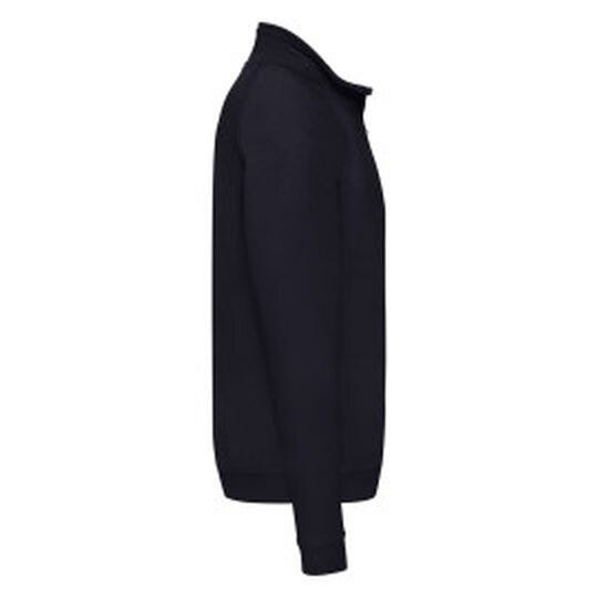 Fruit Of The Loom FOTL Mens Classic Zip Neck Sweat - Deep Navy