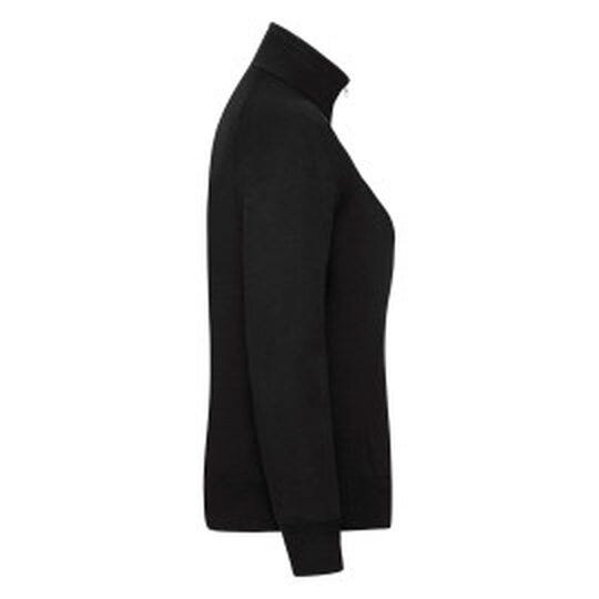 Fruit Of The Loom FOTL Ladies Premium Sweat Jacket - Black