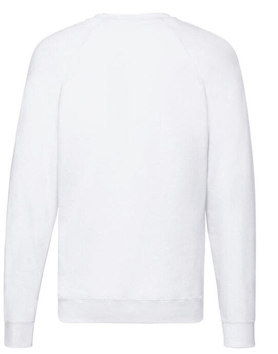 Fruit Of The Loom FOTL Men's Lightweight Raglan Sweat - White