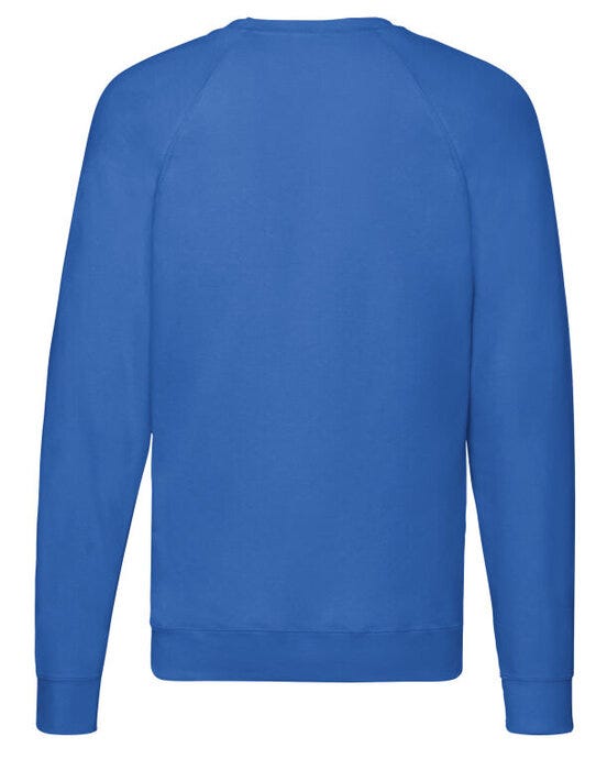 Fruit Of The Loom FOTL Men's Lightweight Raglan Sweat - Royal