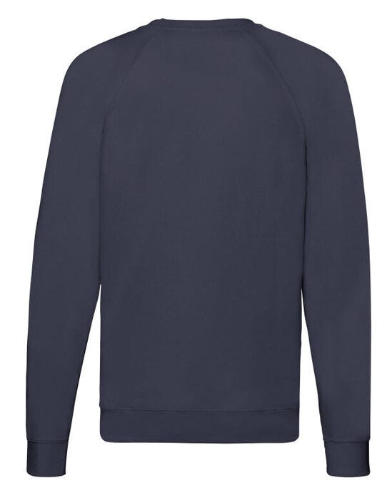 Fruit Of The Loom FOTL Men's Lightweight Raglan Sweat - Deep Navy