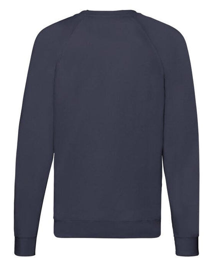 Fruit Of The Loom FOTL Men's Lightweight Raglan Sweat - Deep Navy