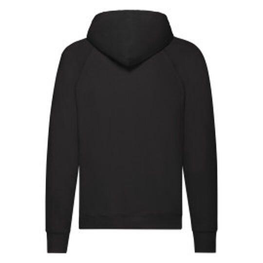 Fruit Of The Loom FOTL Men's Lightweight Hooded Sweat - Black