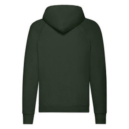 Fruit Of The Loom FOTL Men's Lightweight Hooded Sweat - Bottle Green