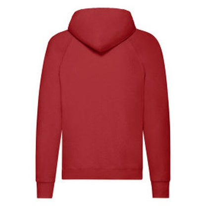 Fruit Of The Loom FOTL Men's Lightweight Hooded Sweat - Red