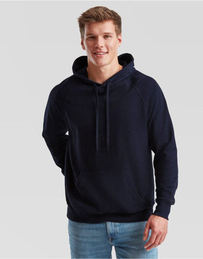Fruit Of The Loom FOTL Men's Lightweight Hooded Sweat - Deep Navy