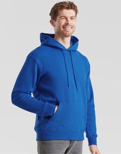 Fruit Of The Loom FOTL Mens Premium Hooded Sweat - Royal