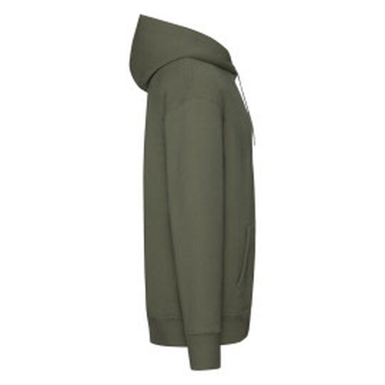Fruit Of The Loom FOTL Mens Premium Hooded Sweat - Classic Olive