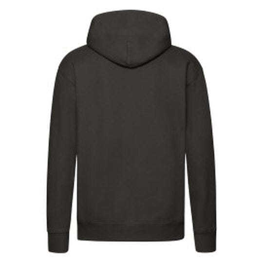 Fruit Of The Loom FOTL Mens Premium Hooded Sweat - Charcoal