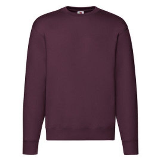 Fruit Of The Loom FOTL Mens Premium Set In Sweat - Burgundy