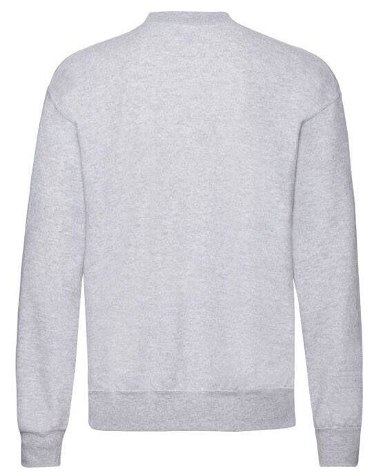 Fruit Of The Loom FOTL Mens Classic Set-In Sweat - Heather Grey