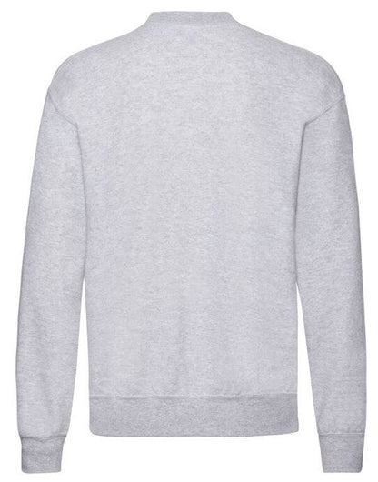 Fruit Of The Loom FOTL Mens Classic Set-In Sweat - Heather Grey