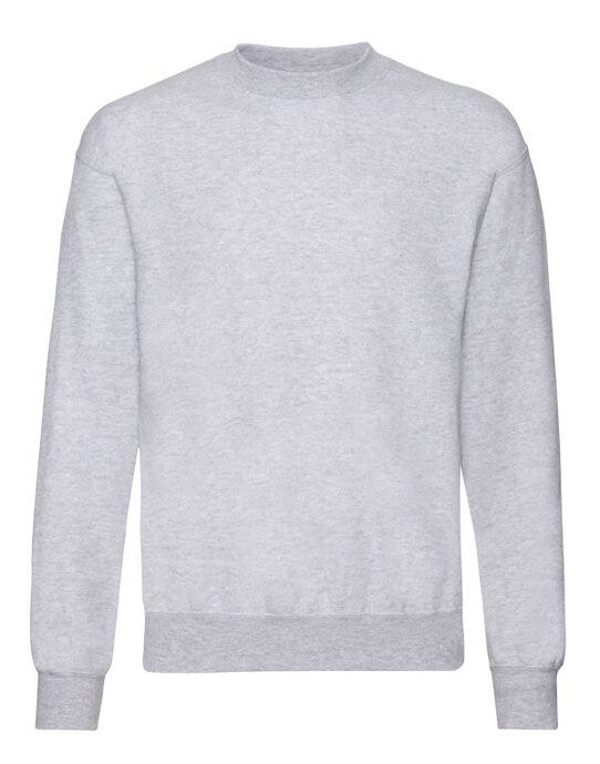 Fruit Of The Loom FOTL Mens Classic Set-In Sweat - Heather Grey