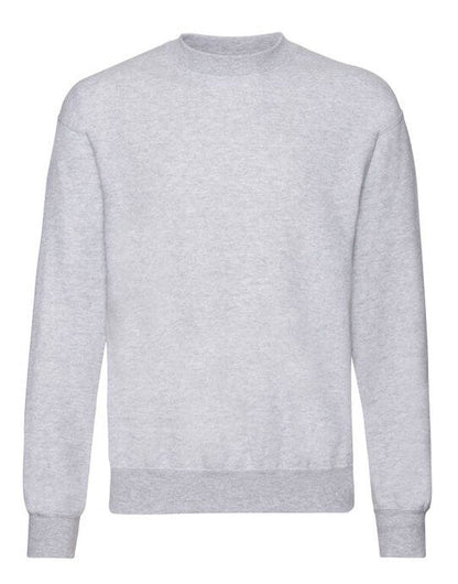 Fruit Of The Loom FOTL Mens Classic Set-In Sweat - Heather Grey
