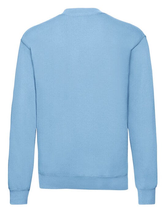 Fruit Of The Loom FOTL Mens Classic Set-In Sweat - Sky Blue