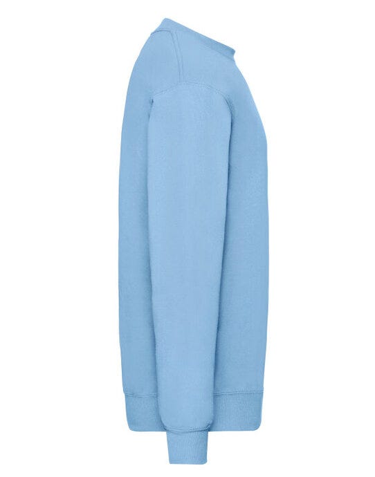 Fruit Of The Loom FOTL Mens Classic Set-In Sweat - Sky Blue