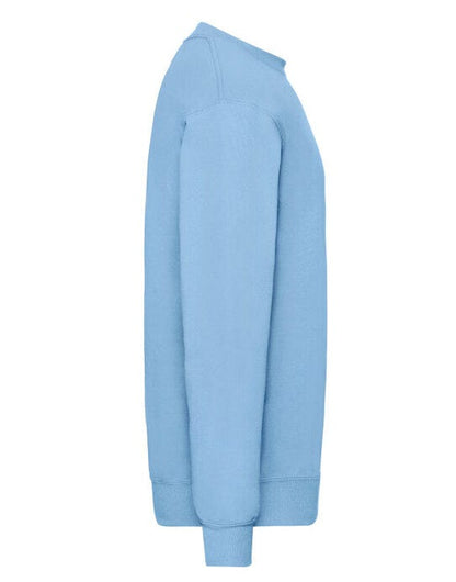 Fruit Of The Loom FOTL Mens Classic Set-In Sweat - Sky Blue