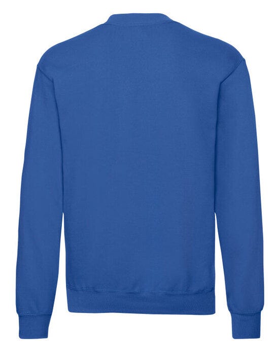 Fruit Of The Loom FOTL Mens Classic Set-In Sweat - Royal