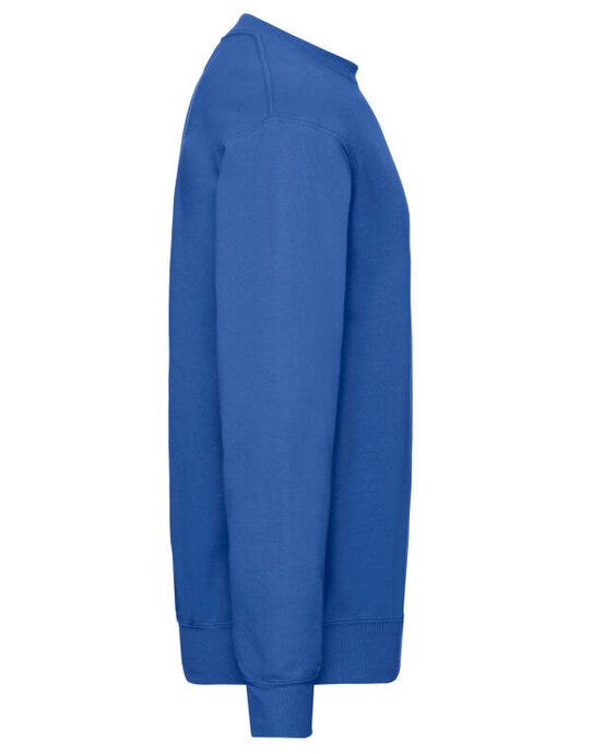 Fruit Of The Loom FOTL Mens Classic Set-In Sweat - Royal