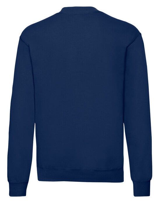 Fruit Of The Loom FOTL Mens Classic Set-In Sweat - Navy Blue