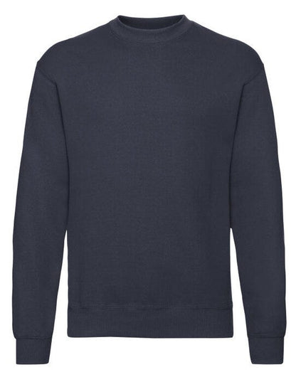 Fruit Of The Loom FOTL Mens Classic Set-In Sweat - Deep Navy