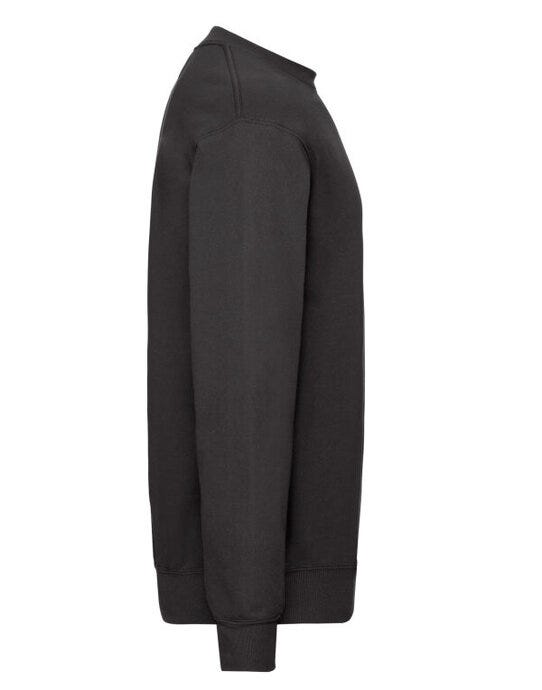 Fruit Of The Loom FOTL Mens Classic Set-In Sweat - Black