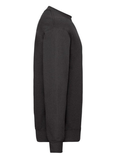 Fruit Of The Loom FOTL Mens Classic Set-In Sweat - Black