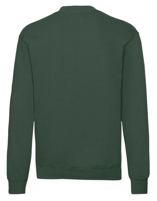 Fruit Of The Loom FOTL Mens Classic Set-In Sweat - Bottle Green
