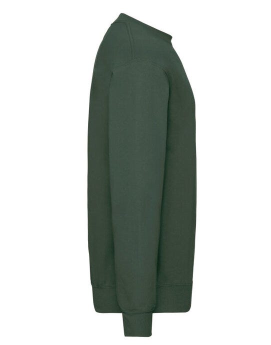 Fruit Of The Loom FOTL Mens Classic Set-In Sweat - Bottle Green