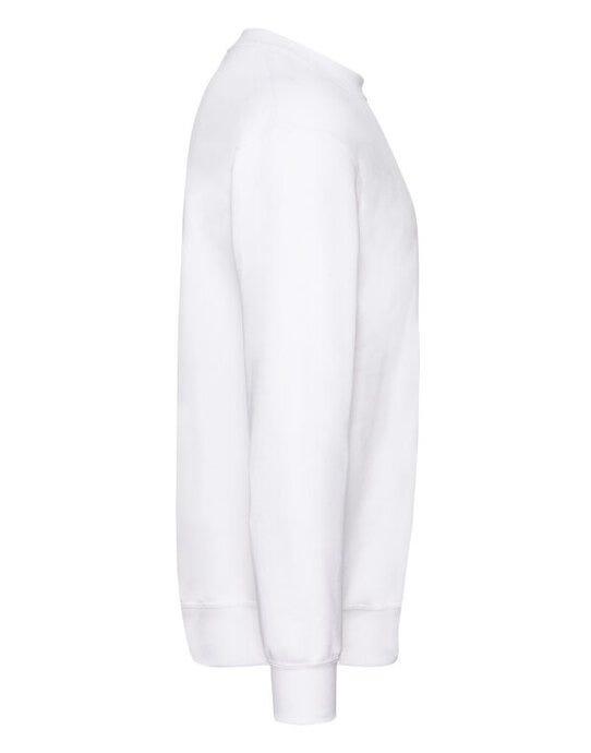 Fruit Of The Loom FOTL Mens Classic Set-In Sweat - White